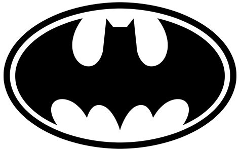 Batman Black And White Symbol Clipart Best Clipart Best