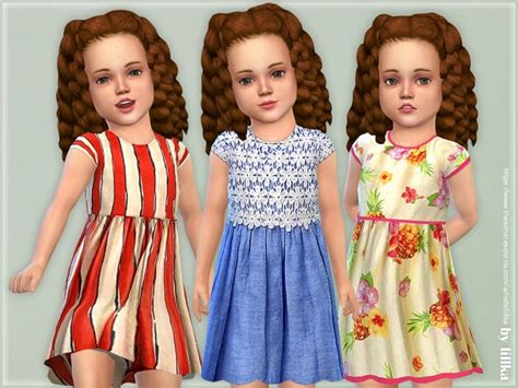 Toddler Dresses Collection P125 By Lillka At Tsr Sims 4 Updates