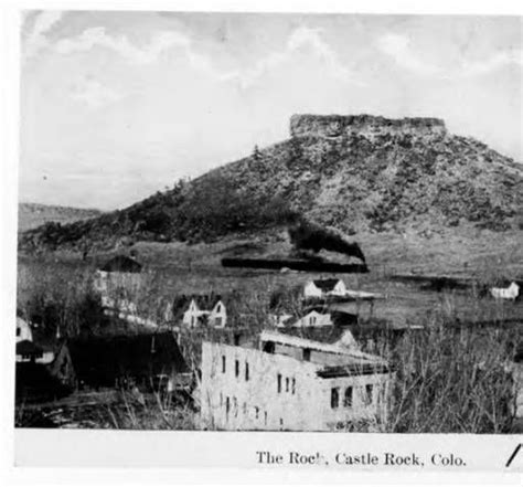 Castle Rock Co 1900 1920 As Viewed From The Top Of The Courthouse