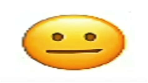 Straight Face Emoji Turning Into Smirking Emoji Youtube