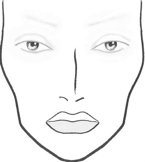 Blank Face Outline