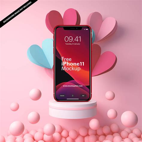 Free Iphone 11 Mockup Psd Template Mockup Den