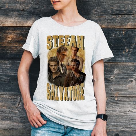 Stefan Salvatore Retro 90s Unisex T Shirt The Vampire Etsy
