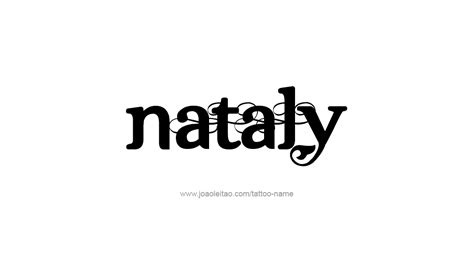 Nataly Name Tattoo Designs Name Tattoo Designs Name Tattoos Tattoo