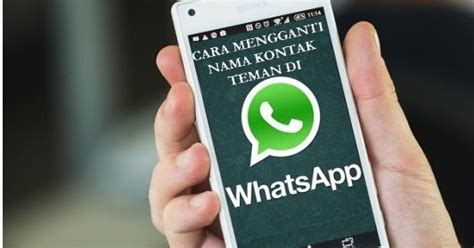 We did not find results for: Cara Mengganti Nama di WA (WhatsApp) dengan Mudah