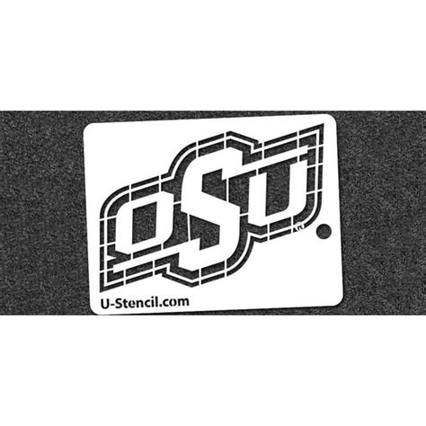 Ncaa Oklahoma State Cowboys Collegiate Osu Mini Stencil Kit Walmart