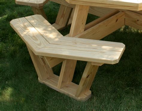Treated Pine Octagon Walk In Picnic Table