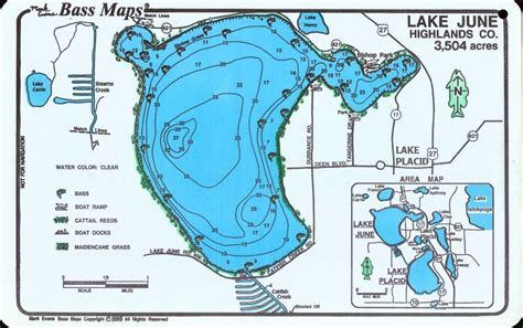 Contour Lake Maps Of Florida Lakes Bathymetric Maps Boat Ramp