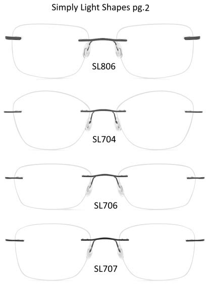 custom rimless shapes and sizing about our custom lens shapes