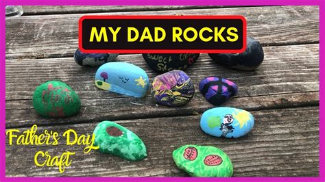 My Dad Rocks Fathers Day Craft Youtube
