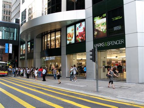 Marks And Spencer Food Shopping In Central Hong Kong