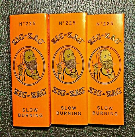 Zig Zag Orange Rolling Papers Packs Per Pack Old School Tried True Ebay