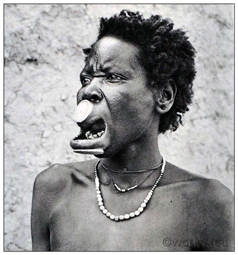 Traditional Musgu Woman With Labret Piercing 1930