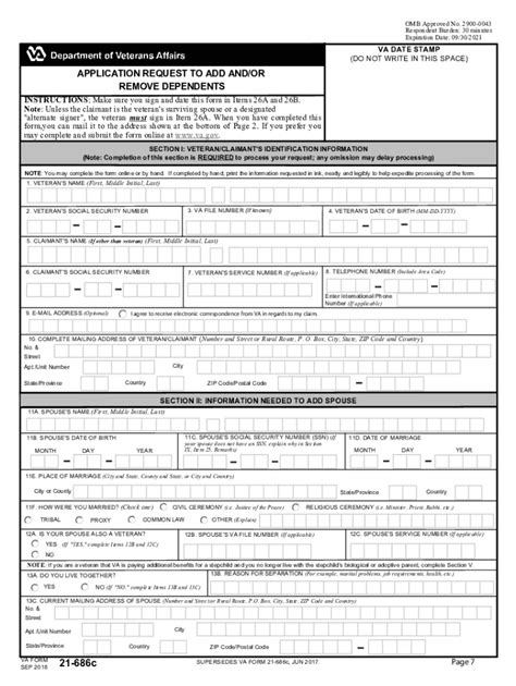 2018 2023 Form Va 21 686c Fill Online Printable Fillable Blank