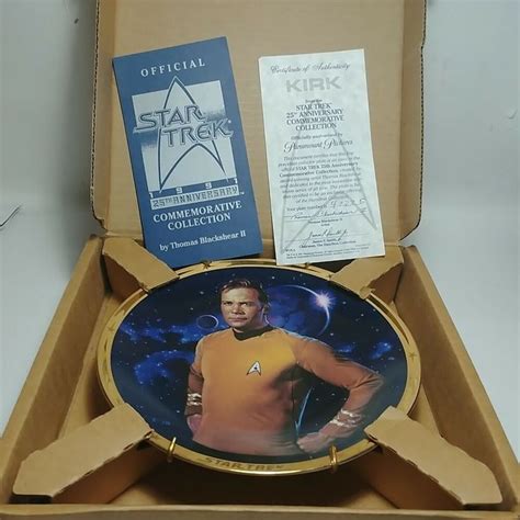 Star Trek Kirk The Hamilton Collection 25th Anniversary Commemorative 8