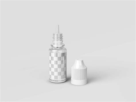 Download Free E-Juice Dropper Bottle Mockup (PSD)
