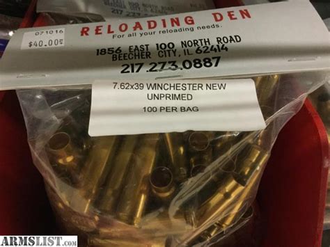 Armslist For Sale 762x39 Winchester Brass New