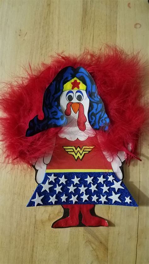 Disguise A Turkey Wonderwoman Turkey Disguise Turkey Disguise