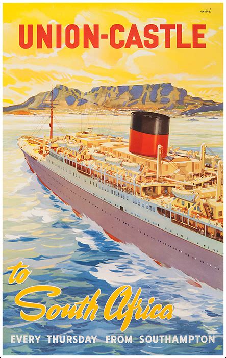 Union Castle Line To South Africa Ship Capetown Castle Limage Gallery