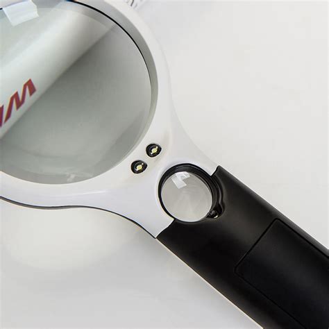 30x 12led Lights High Magnification Magnifying Glass Double Lens
