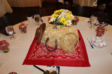 Cowboy Western Table Decorations Centerpieces Party Wedding Western