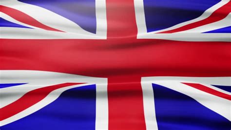 Uk United Kingdom Flag Waving Loop 4k Youtube