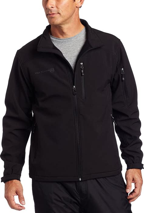 Free Country Mens Fcx Softshell Solid Jacket Black X Large At Amazon