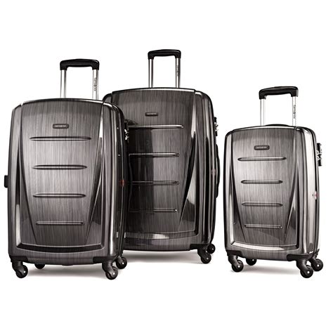 Buy Samsonite Winfield 2 Hardside Expandable Luggage With Spinner Wheels Charcoal 3 Piece Set