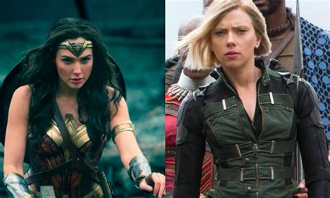 Black Widow And Wonder Woman Stars Switch Roles In Awesome