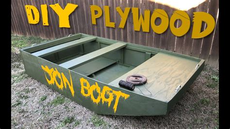 Diy Plywood Jon Boat Youtube
