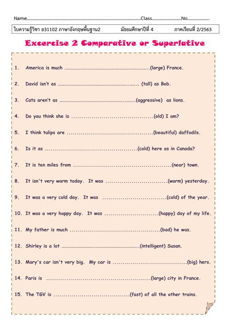 comparative of adjective interactive worksheet live worksheets