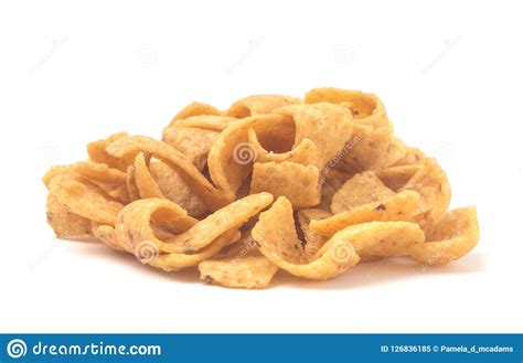 Pile Of Yellow Corn Chips Stock Image Image Of Thin 126836185