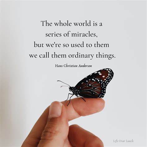 Loving ourselves works miracles in our lives. Ordinary Miracles | Creation quotes, Message bible, Quotes ...