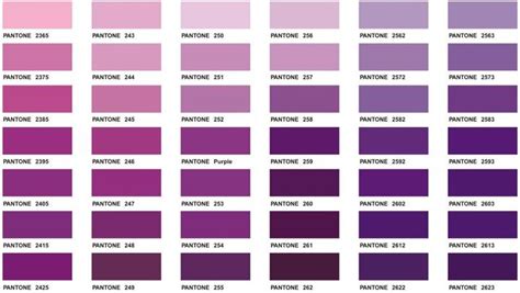 Purple Purple Color Chart Purple Paint Colors Shades Of Purple Chart