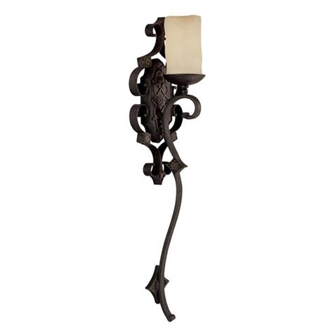 Century 9 In W 1 Light Rustic Iron Wall Sconce At