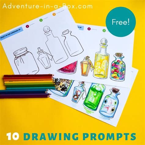 10 Free Printable Drawing Prompts For Kids