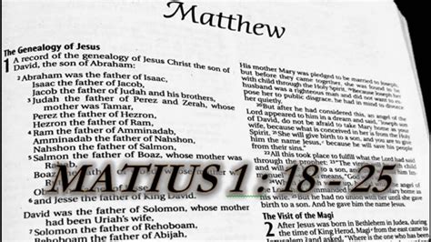 Natal adalah sesuatu yang khusus bagi setiap orang percaya, dan identitas yang tidak dapat dipisahkan dari kekristenan. Khotbah Matius 1: 18-25 - Matius 1 20 Wikipedia Bahasa ...