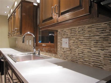 I will do my best to try to walk you through the tile backsplash installation a bit instead. Charming Tiling Kitchen Backsplash Photos With Tap: Best ...