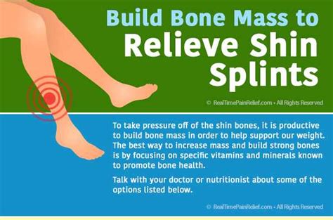 Build Bone Mass To Prevent Shin Splints Real Time Pain Relief