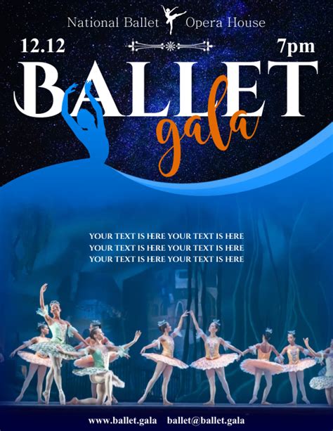 Ballet Flyer Template Postermywall
