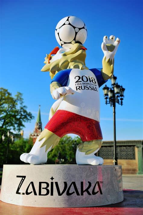 Official Mascot Zabivaka Of Fifa World Cup 2018 In Moscow Russia