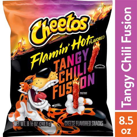 Cheetos Flamin Hot Tangy Chili Fusion Flavored Snack Oz Walmart Com