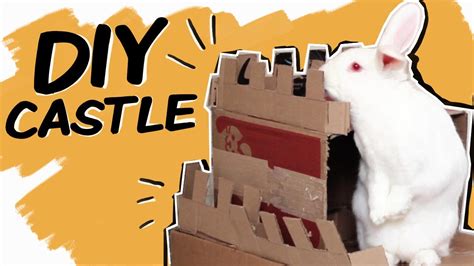 Diy Cardboard Rabbit Castle Youtube