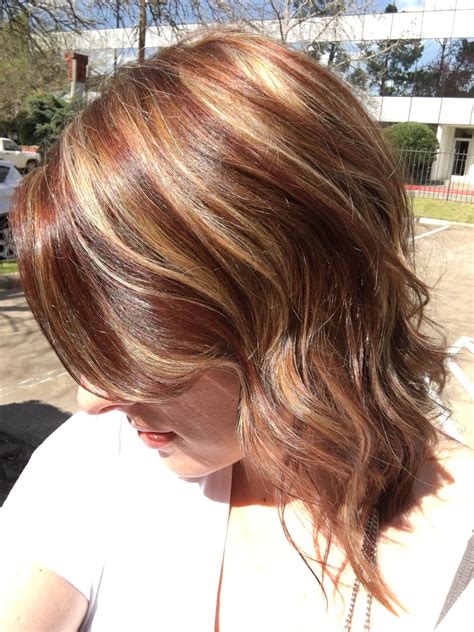 Auburn hair color is perfect for autumn but will also work for any other season as it can brighten a woman's appearance and also boost her confidence. "Burnt Sienna" Auburn and gold throughout with a touch of ...