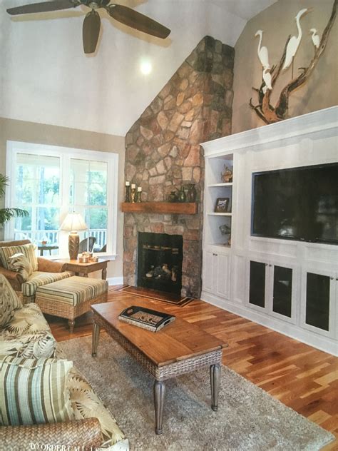 Corner Fireplace Built In Entertainment Center Livingroom Layout
