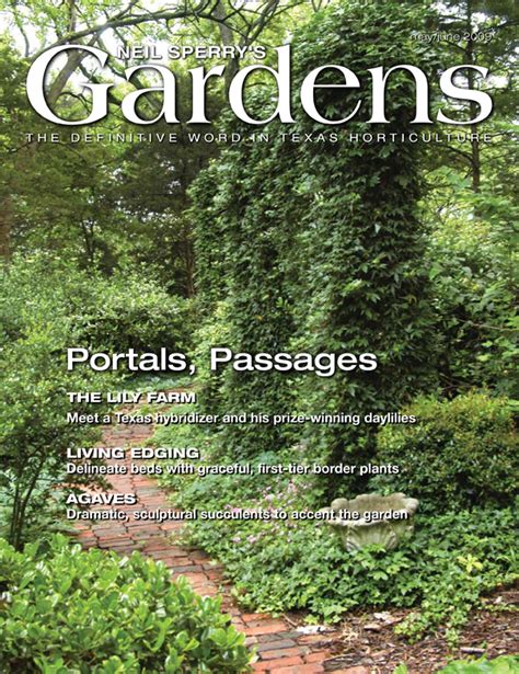 Neil Sperrys Gardens Magazine Mayjune 2009