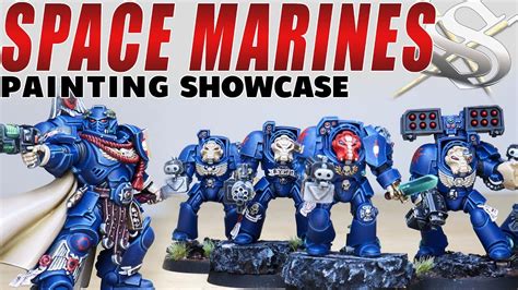Painting Showcase Space Marines Custom Chapter Warhammer 40k Youtube