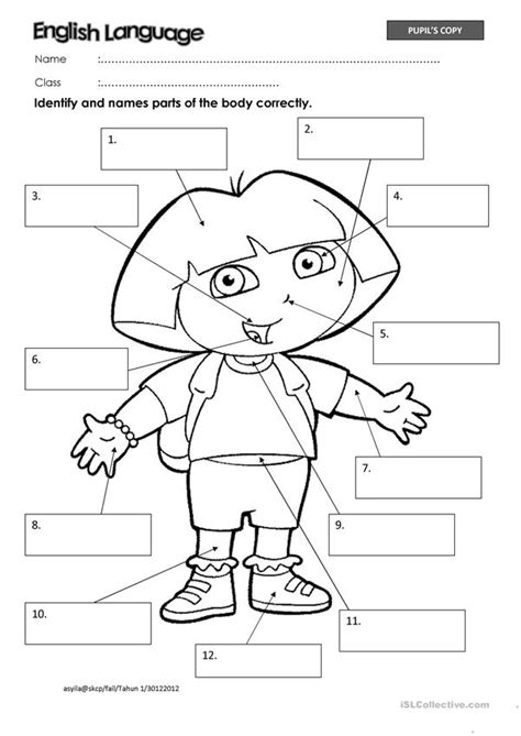 Check spelling or type a new query. Parts of body worksheet - Free ESL printable worksheets ...