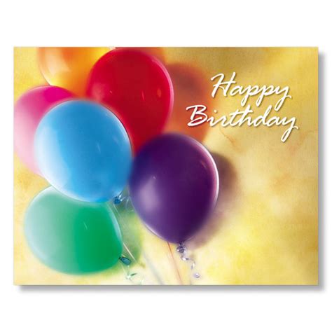 Wanting you to have very happy times. Balloon Bouquet Birthday Cards