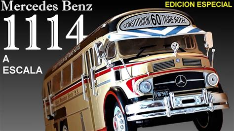 ☝️ Edicion Especial Omnibus Mercedes Benz Lo 1114 1973 Linea 60